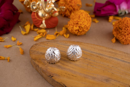 97%-99% Pure Silver Puja, Pooja Item Set | Silver Riddhi Siddhi | Combo of 2 Supari for Puja, Gift and Mandir | Silver, Pack of 2 Items