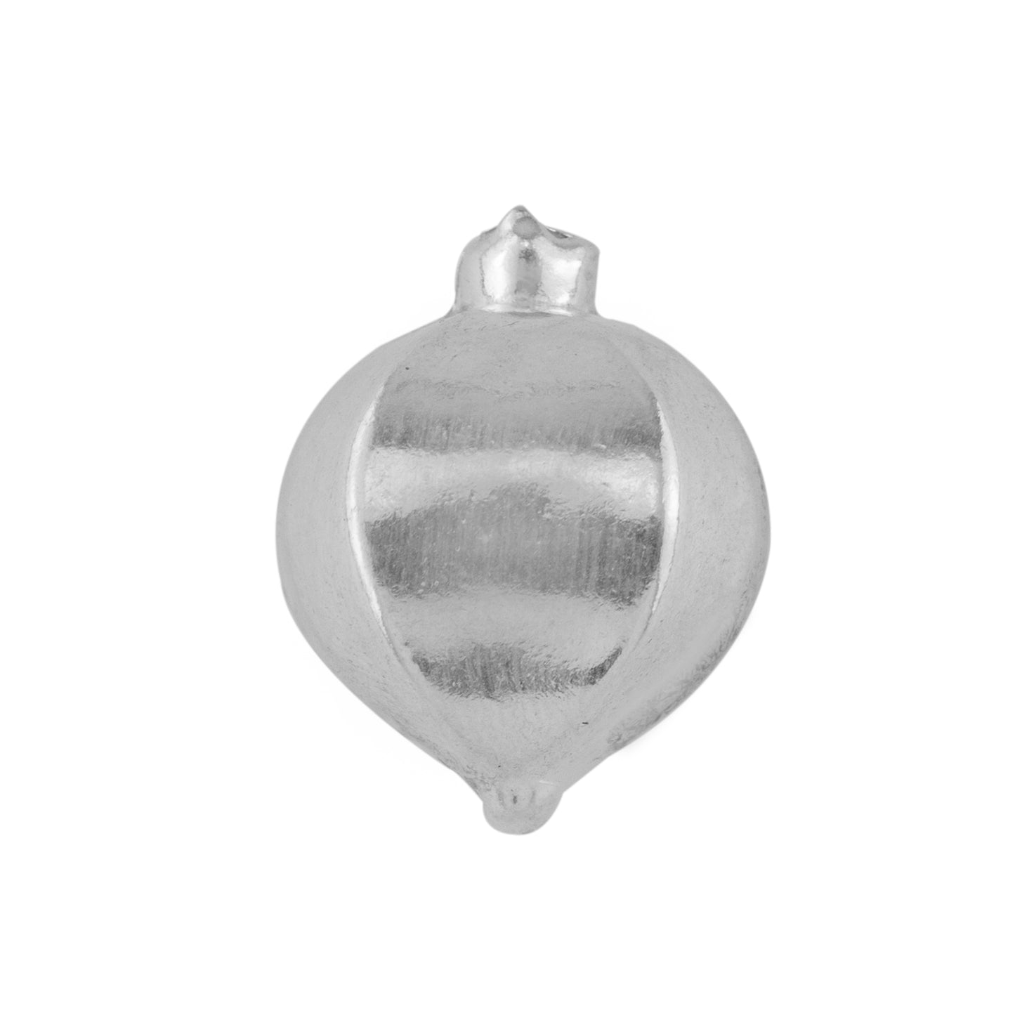 97%-99% Pure Silver Pomegranate (Aanar) Fruit for Puja Pooja, Gift, Holy Offering, Bhog, Mandir and Temple Decor (1pc)